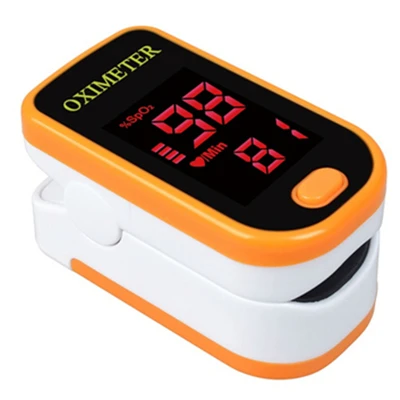 Пальцевой Пульсоксиметр Pulsioximetro домашний монитор здоровья медицинский палец пульсометр оксиметр CE - Цвет: LED orange