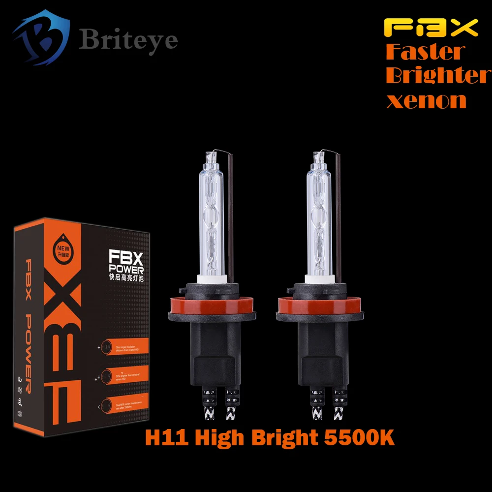2 шт. H11 5500 K HID XENON 55 Вт светодиодные фары лампы Высокий свет очень яркий |