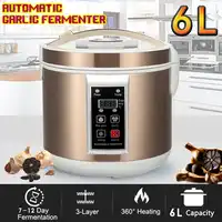 220V EU/US 6L Automatic Black Garlic Fermenter Maker Zymolysis Machine Electric Household Heating Healthy Natural Organic