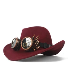 Детская открытая западная ковбойская шляпа с откатными полями для мальчиков и девочек Sombrero Hombre джаз шляпа размер 52-54