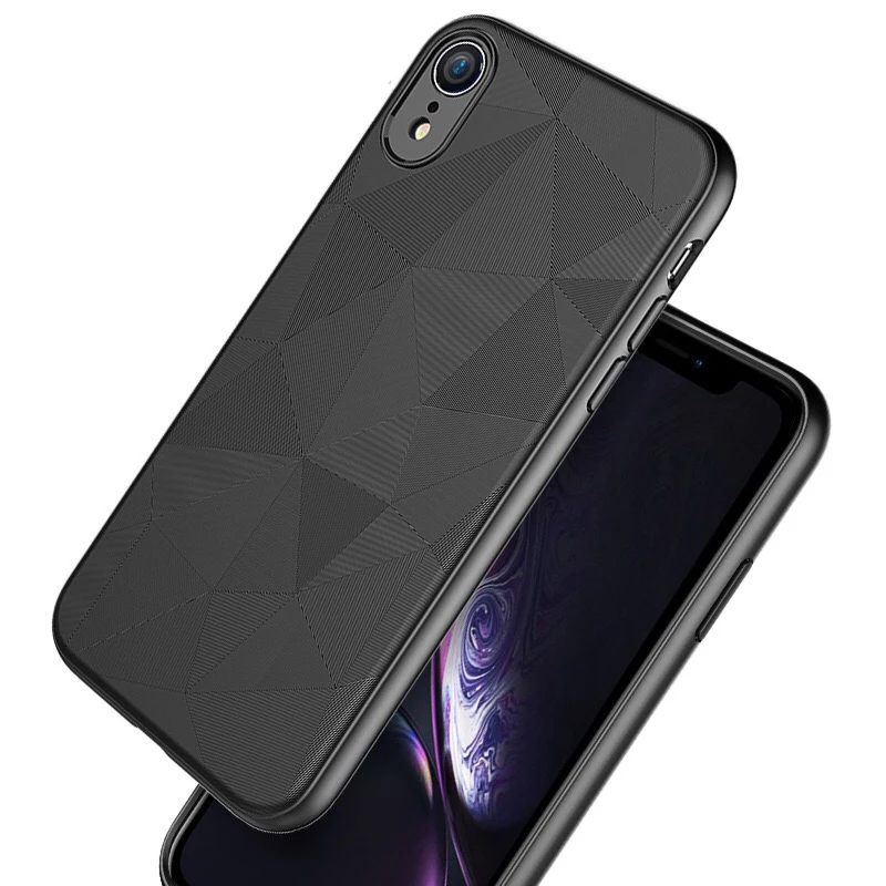 

CYATO Frosted Case Soft TPU Cover For iPhone XR XS XS Max 7 8 Plus Phone Cases New Style Simple Leather Silicon Coque