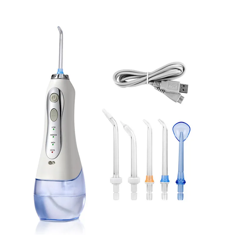 

Portable USB Oral Irrigator 300ml Electric Dental Irrigator Water Teeth Pick Flosser Water Jet Teeth Cleaner Tooth Floss