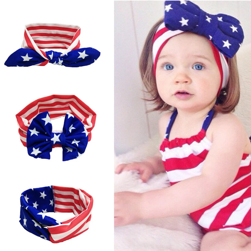 American Headband 4th Of July Headband USA Turban Headbands National
