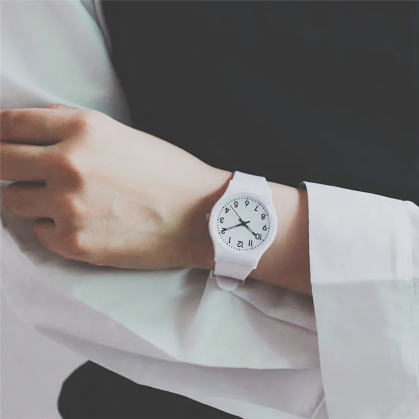 11,11 женские креативные модные простые часы маленькие свежие мягкие женские часы для отдыха relojes mujer#1020