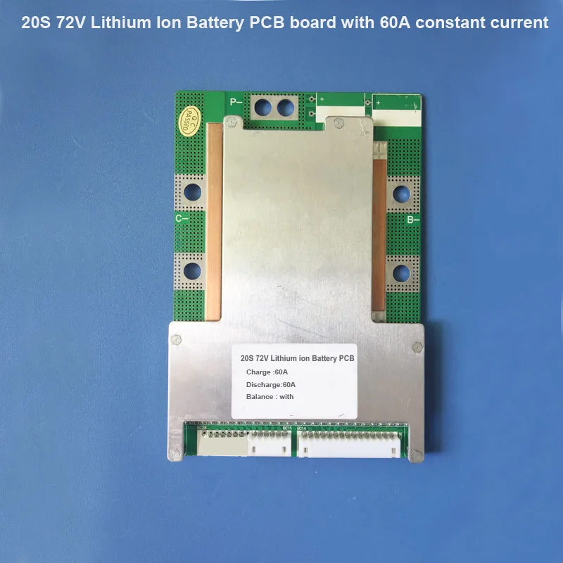 Литий ионная батарея BMS 72 в для электрического мотоцикла и литий 20S 84 PCB с