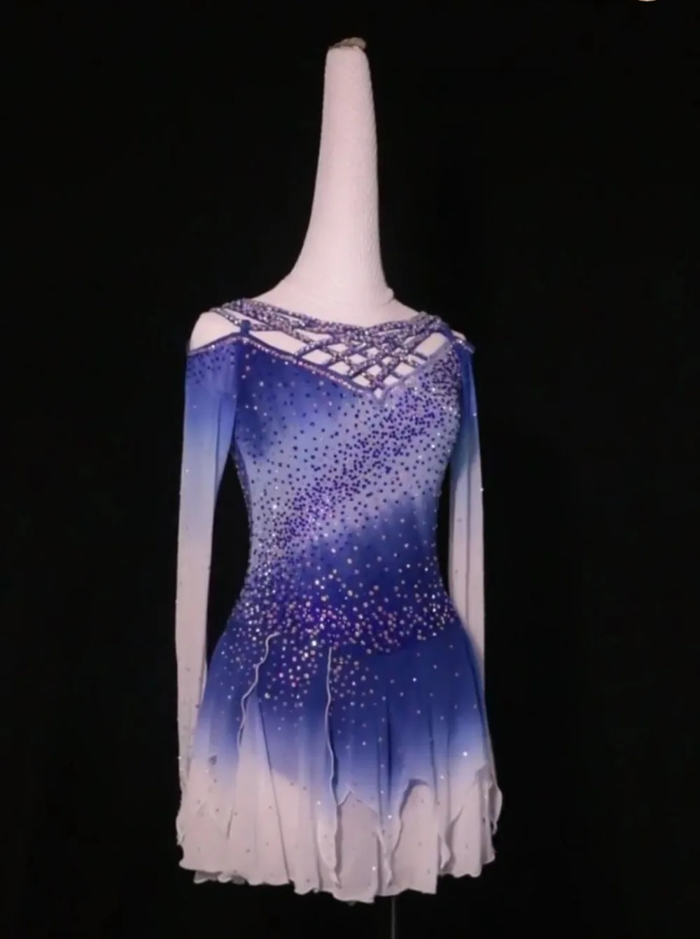 royalblueblue платья для фигурного катания для соревнований одежда для катания на коньках customSD801