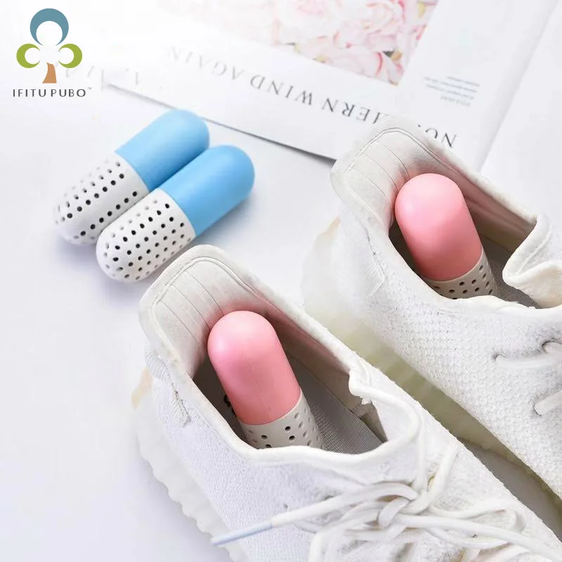 2pcs/set Moisture Absorber Shoes Deodorant Capsule shape Shoes