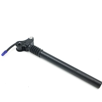 

Silver Black Seatpost Aluminum with Shock Absorber Seatpost Tija Ajustable Cycling Accessories Fiets Onderdelen Reggisella