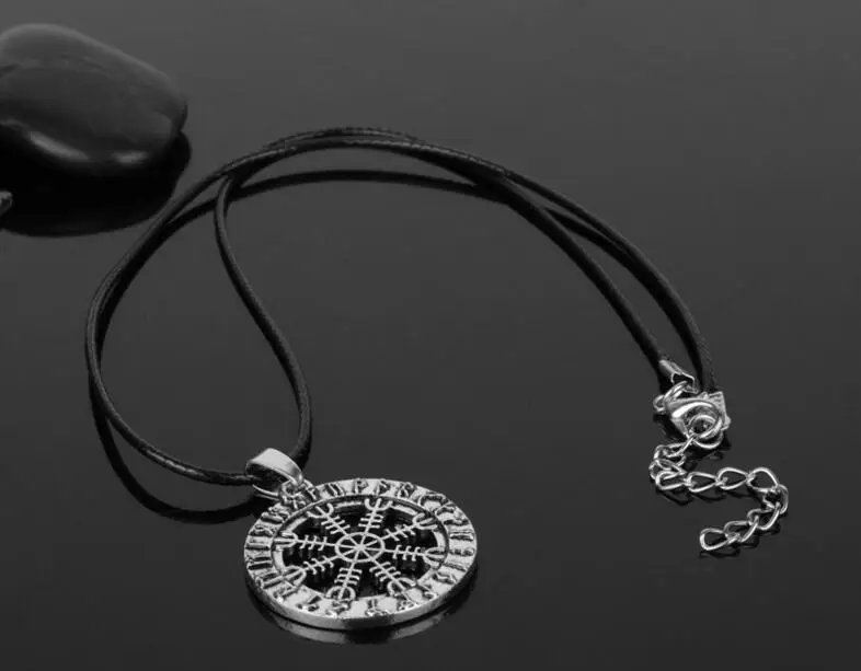 1 قطع الشمال رون ل رمز قلادة قلادة تميمة أودين نورس مع سلسلة vegvisir البوصلة الروني تعويذة تميمة فايكنغ مجوهرات