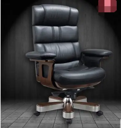 Boss chair. Real leather computer chair. Home office chair. .66