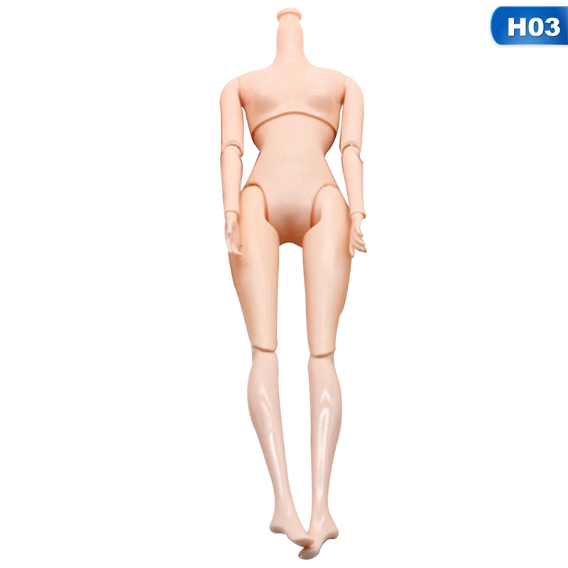 1Pcs 29cm Jointed DIY Doll Body Without Head DIY Movable Nude Naked Doll Body For Doll Toys For Children Gifts