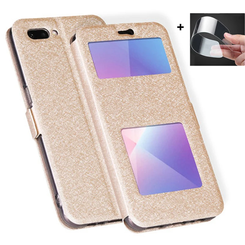 Open window leather case For OPPO Realme C1 phone cases Real me C1 C 1 flip case For OPPO RealmeC1 C 1 cover back shell bumper Open window leather case For OPPO Realme C1 phone cases Real me C1 C 1 flip case For OPPO RealmeC1 C 1 cover back shell bumper