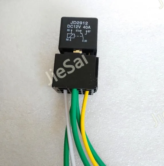 Conversion Type No/nc 40a 12vdc Copper Feet 5 Pin Auto Relay With