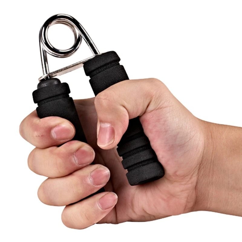 Hand Wrist Power Grip Strength Training Fitness Grips Gym Exerciser Gripper Pair