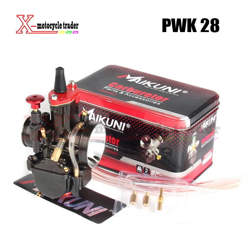 

PWK Carbureor 21 24 26 28 30 32 34mm Universal Black Mikuni Maikuni PWK Carburetor Parts Scooters With Power Jet Motorcycle ATV