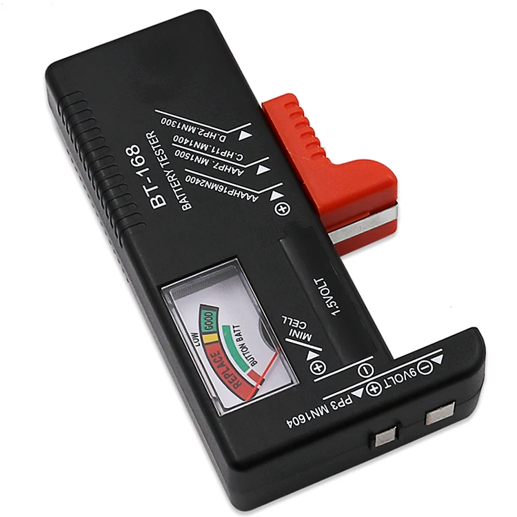 BT168 Batterie Tester Knopfzellen Prüfer AA AAA C/D 9V Volt Button Checker tp 