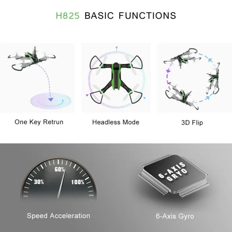 

5.8GHz Low-Power Remote Alarm Crossing Strong Speed VR Drone Apron Traversing Machine Q1