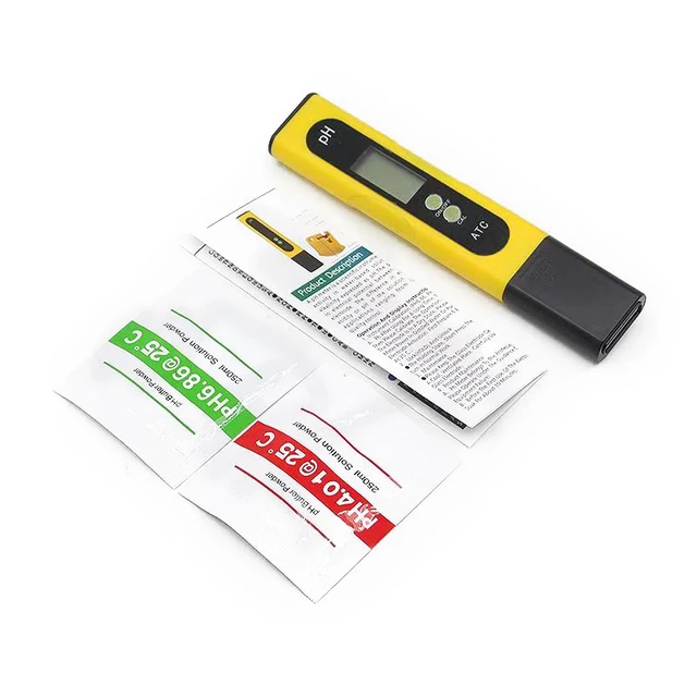 Waterproof Hydroponic pH Tester Nutrient pH Meter Digital pH Meter