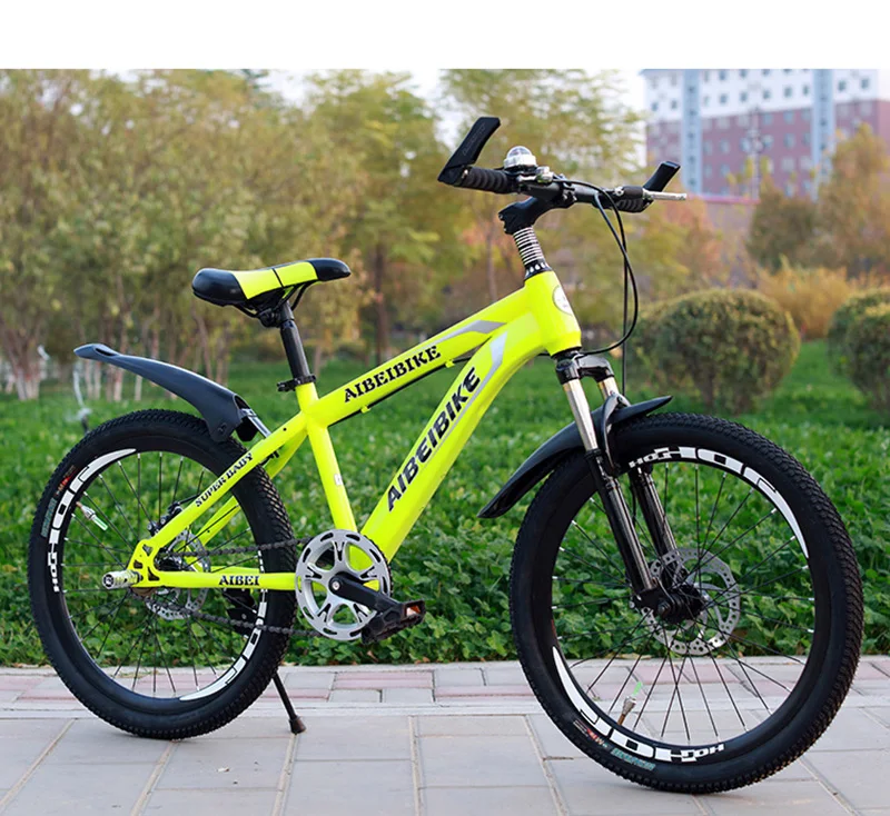 Best Adult Mountain Bike 24-Inch Single-Speed Two-Disc Brake Shock Absorber Student Mountain Bike 20