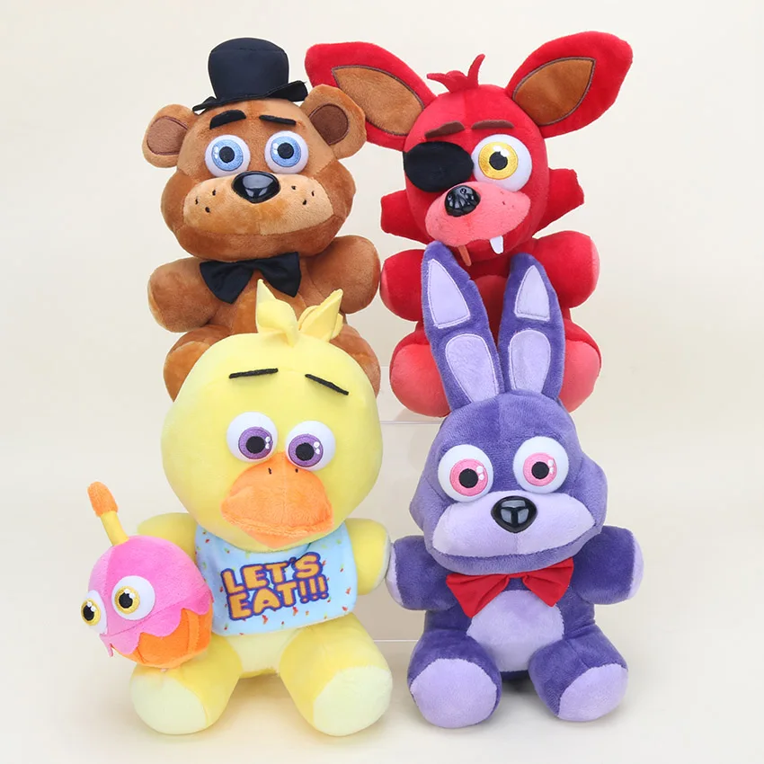 25 см FNAF Five Nights at Freddy's Бонни и Чика кекс Фокси золотой Freddy Fazbear кошмар