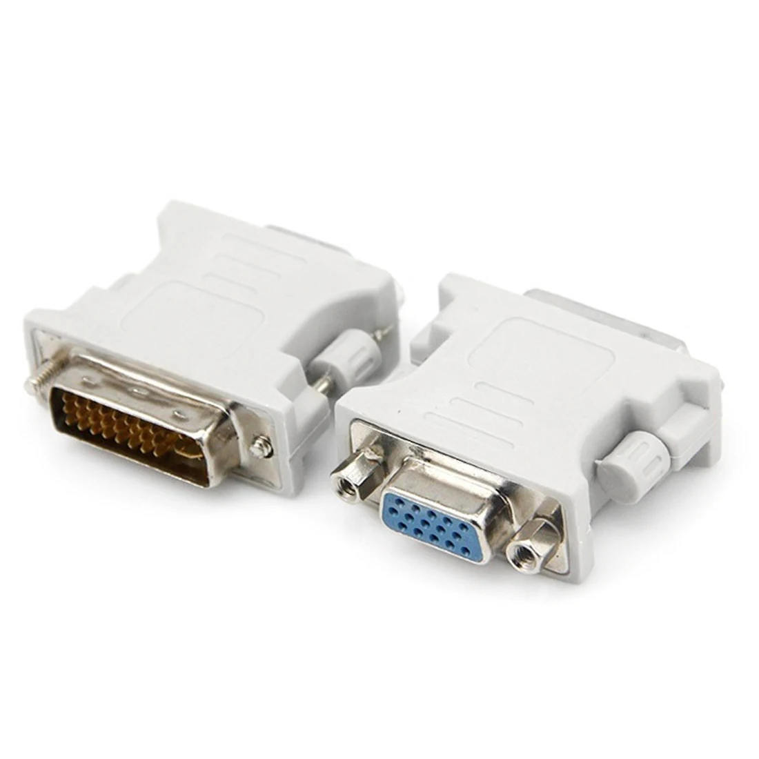 DVI-VGA Кабель-адаптер папа-мама DVI 24+ 5 Pin-VGA 1080P конвертер адаптер для HDTV монитора компьютера ПК ноутбука