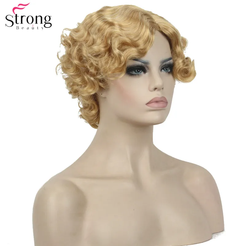 TY 321 80-144  Costumes Women's Flapper Wig  golden blonde (4)