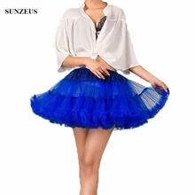 Короткая юбка для девочек; пышная юбка-пачка; кринолин; Свадебная Нижняя юбка для вечеринки; Высококачественная юбка с оборками