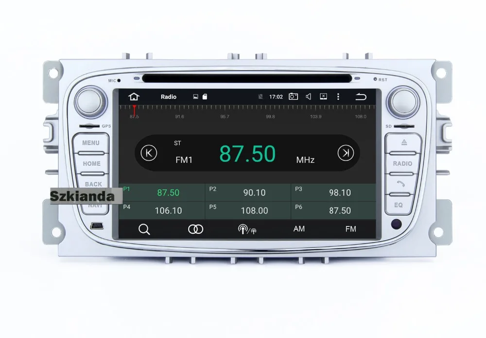 Discount 2 Din Android 8.0 Car DVD Player for Ford Focus Mondeo S-Max Cmax Galaxy car Audio Radio Stereo Head Unit Free Car Camera+DVR 1