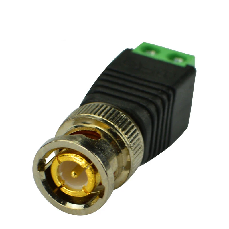 GZGMET BNC Plug CAT5 Camera CCTV Video BNC Male AV Balun BNC Plug