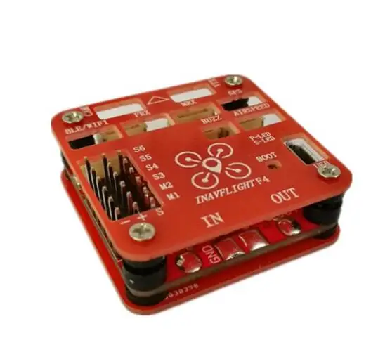 

INAV FLIGHT F4 Flight Controller Built-in OSD & Battery Voltage Current Monitor 2-6s For FPV RC Airplane Fixed-wing Accessories
