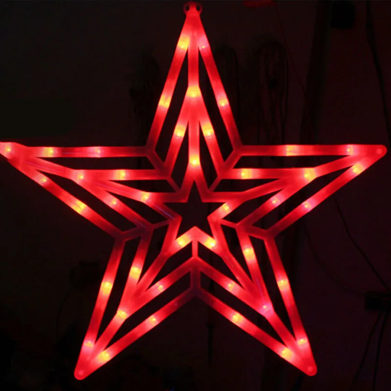  50CM Star LED Pendant Lights Christmas Waterproof Outdoor Indoor Advertising Project Bracket Lamp H - 32991627501
