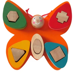

Butterfly geometry shape multicolour toy building blocks educational toys set