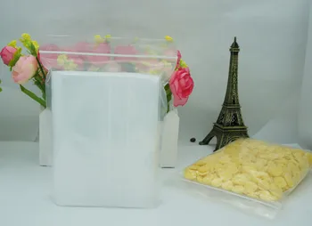 

20*30cm Thicken PE Ziplock Plastic Bag, 100pcs/lot Lucency Book Packing Bags, Reusable Clear Garment Storage Pouch Zipper Seal