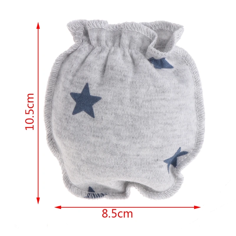 3 пары модные детские анти царапины перчатки защита на Кроватку Новорожденного лица Хлопок царапины варежки W15