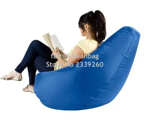 Cover only No Filler-cobalt blue adults funny and easy bean bag chair