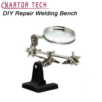 

DIY Kit Repair Welding Bench Magnifying Tool Support Circuit Board Repair Working Table Clamp Tool DIY Electronic Suite