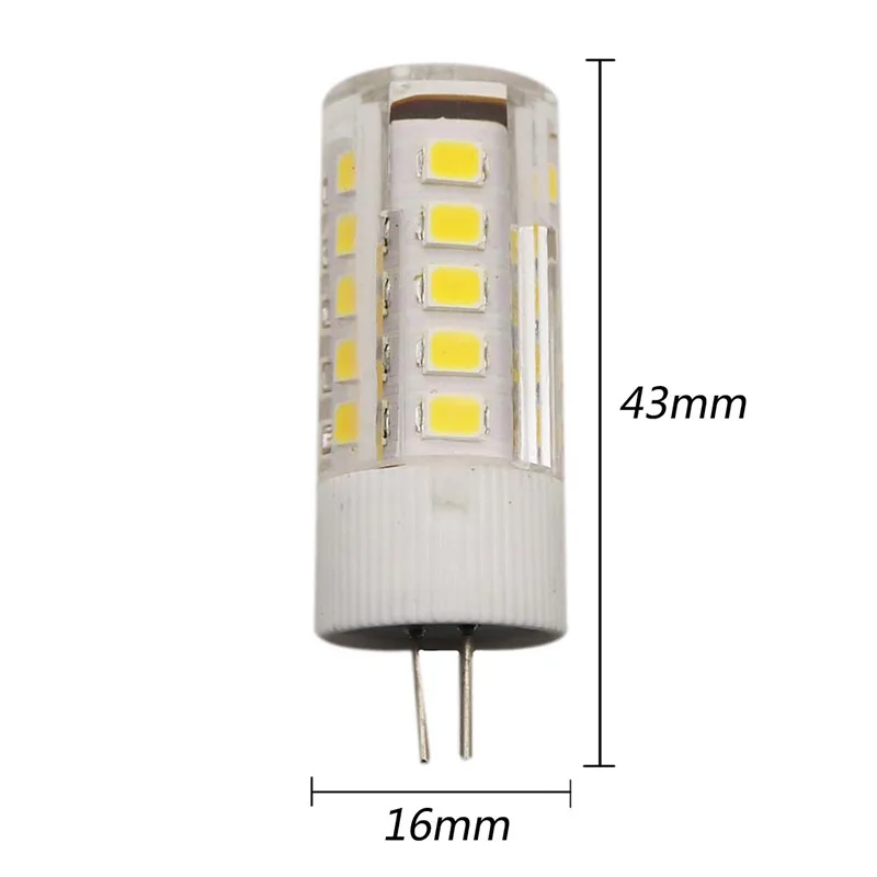 10x лампа керамическая светодиодная G4 SMD 2835 Светодиодный потолочный светильник 3 Вт светильник AC220V AC220V светильник 360 градусов теплый белый