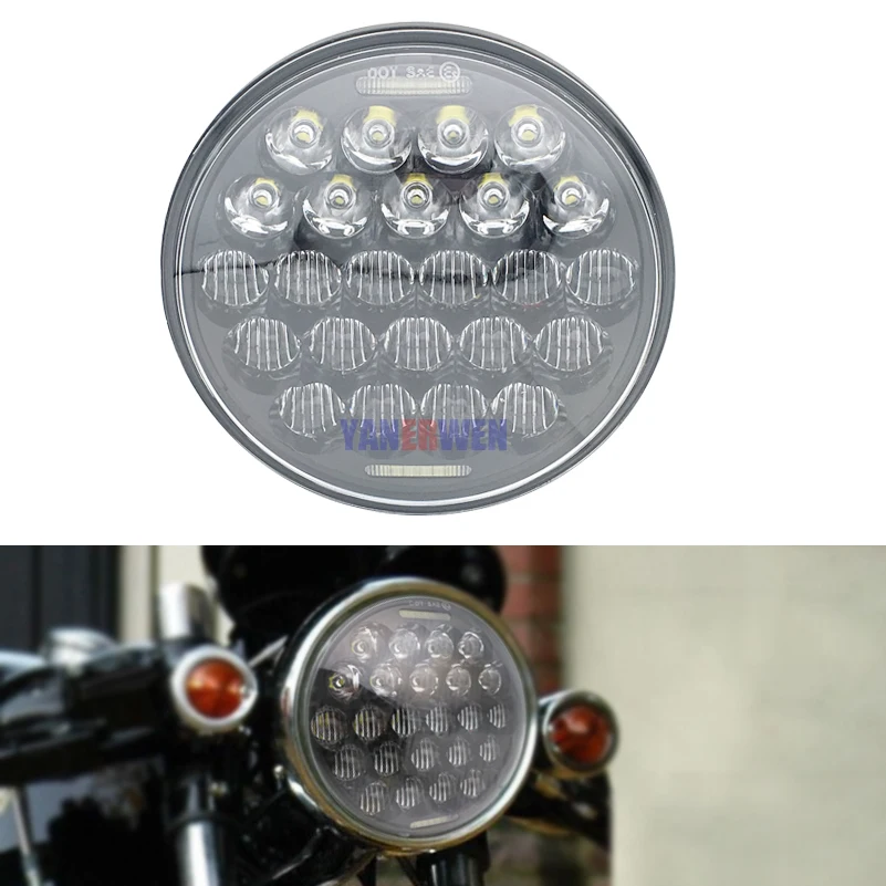 

motorcycle headlight 5.75inch LED Headlight for Motorcycle Tour,Super Bright 75W Motorcycle Fog Light Spotlight Refit Headlights