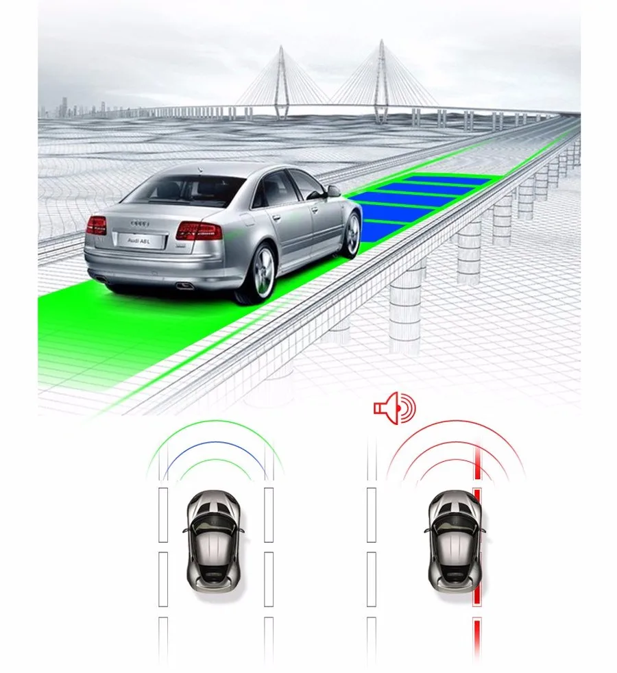 QUIDUX 1296P ADAS Видеорегистраторы для автомобилей Камера Двойной объектив 2,0 дюймов FHD 1080P видео регистратор с ночным видением Автомобильный dvr рекордер WI-FI Dash Cam