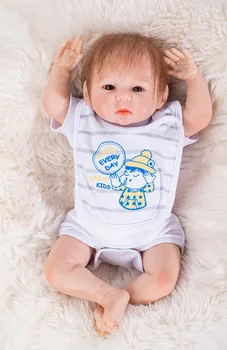 

New arrival Handmade Silicone vinyl adorable Lifelike sexy toddler Baby Bonecas girl kid bebe doll reborn menina de silicone