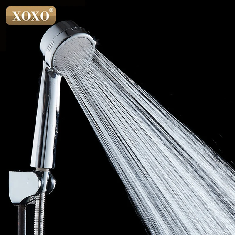 XOXO высокое давление воды Сохранение Chrome Ручной душ массаж Ванная комната Насадки для душа Бесплатная доставка X734