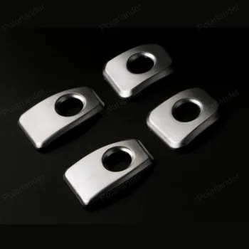 

interior Moulding 4pcs Car Door Lock Knob pin Covers Trim ABS Chrome sticker For BMW X5 F15 X6 F16 2014 2015