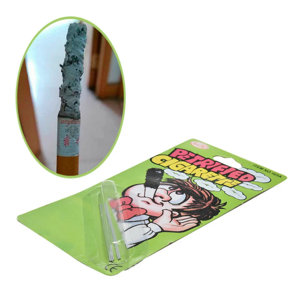 Joke Prank Trick Toy Classic Adult Funny Gag Toys Petrified Cigarette