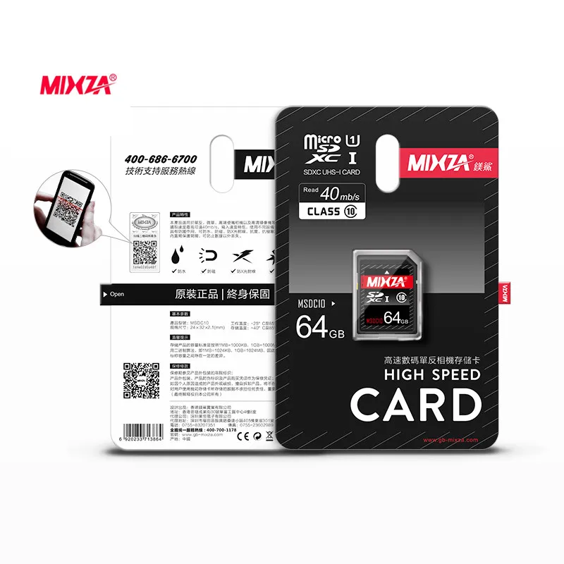MIXZA SD Card Class 10 16GB 32GB 64GB Flash Memory Cards Digital SD Memory Card For Camera