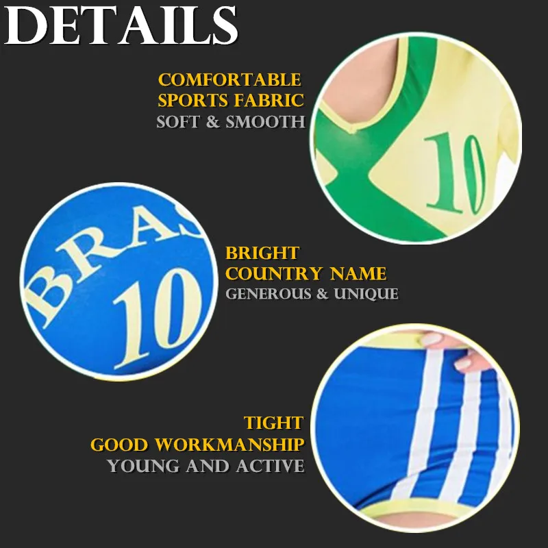 10 مجموعات النساء وفتاة التشجيع زي كرة القدم الطفل يهتف الفانيلة Us والمملكة المتحدة لكرة القدم الوطنية فريق اللياقة البدنية الرياضة قمم + الم... 10 مجموعات النساء وفتاة التشجيع زي كرة القدم الطفل يهتف الفانيلة Us والمملكة المتحدة لكرة القدم الوطنية فريق اللياقة البدنية الرياضة قمم + الم...