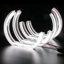 4x For DTM Style White Crystal LED angel eyes BMW 3 Series E90 E92 E93 M3 Coupe and cabriolet 2007-2013 Car styling цена 4x For DTM Style White Crystal LED angel eyes BMW 3 Series E90 E92 E93 M3 Coupe and cabriolet 2007-2013 Car styling цены онлайн