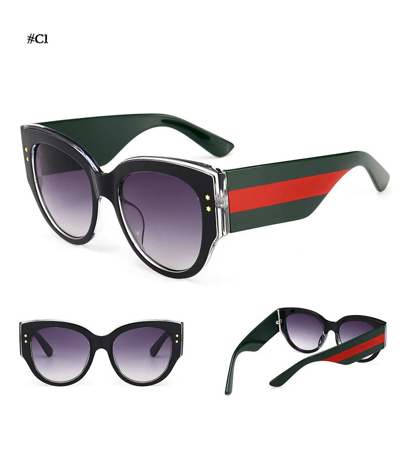 New 2018 Round Cat Eye Sunglasses (8)