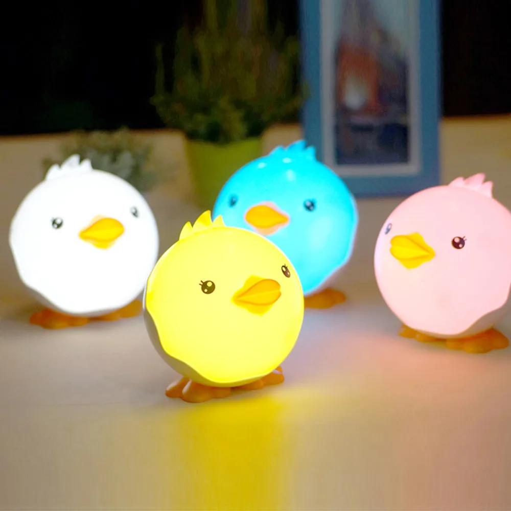 HIINST Halloween Flashing toy Silicone Duck LED Light toy Creative USB