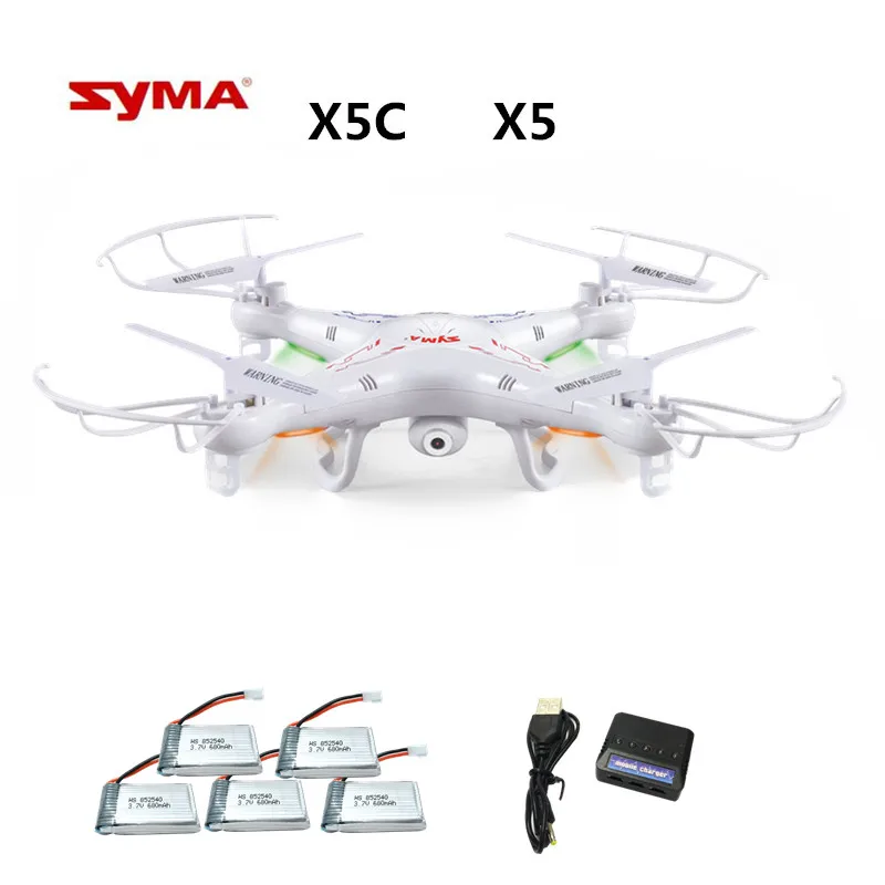 Syma X5C X5C-1 (Drone с 2.0MP Камера) Радиоуправляемый Дрон Quadcopter или Syma x5 x5-1 (без Камера) 2,4 г 4CH Дрон RC Quadcopter игрушка