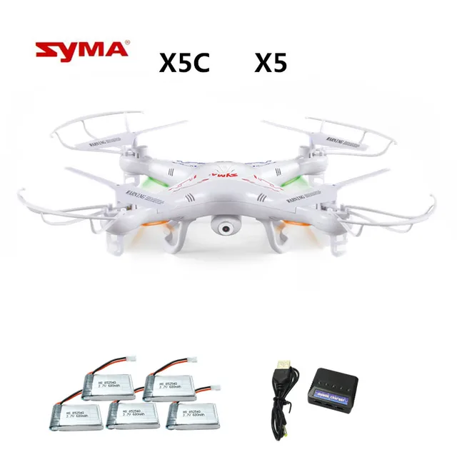 Syma X5C X5C-1 (Drone с 2.0MP Камера) Радиоуправляемый Дрон квадрокоптер или Syma x5 x5-1 (без Камера) 2,4 г 4CH Дрон RC квадрокоптер игрушка